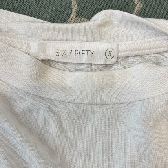 Six/Fifty white short Sleeve Tee - Picture 3 of 4